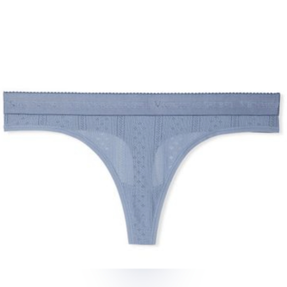 🌸3 FOR $15🌸 Victoria Secret Logo Cotton Thong Panty